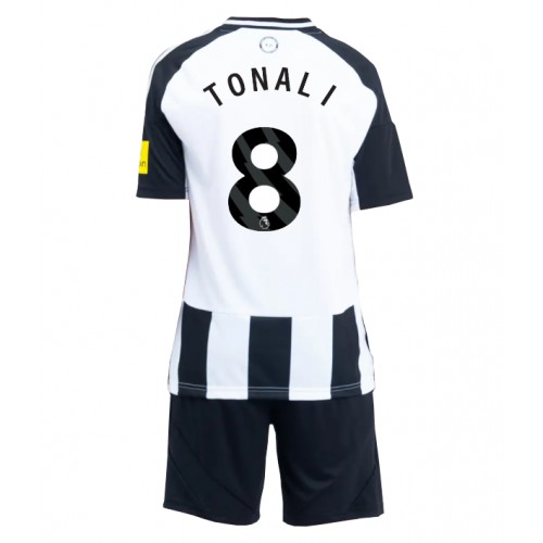 Newcastle United Sandro Tonali #8 Domaci Dres za djecu 2024-25 Kratak Rukav (+ Kratke hlače)